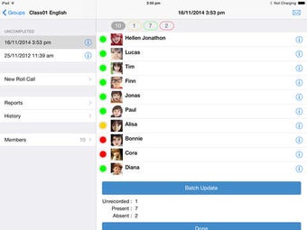 Image 0 for Roll Call + for iPad