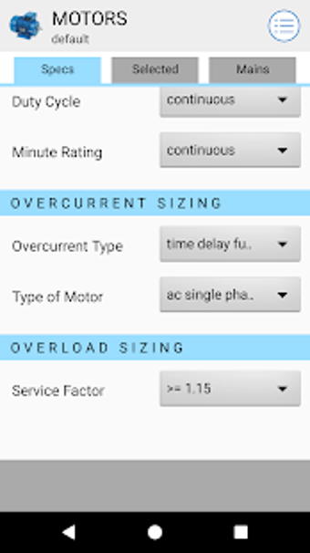 Image 3 for Motor Calculator
