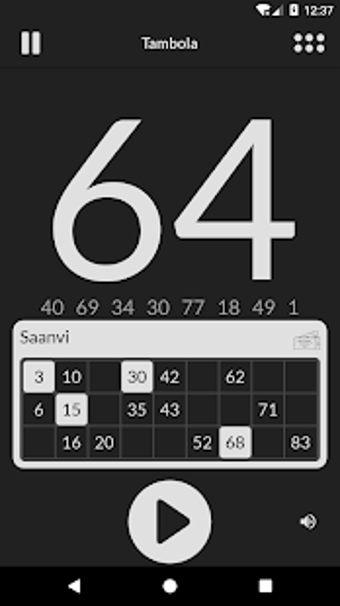 Image 0 for Tambola Generator