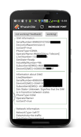 Imagen 3 para SIM Card Details