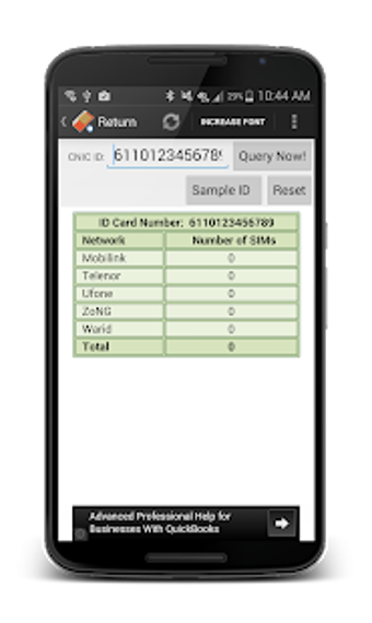 Imagen 0 para SIM Card Details