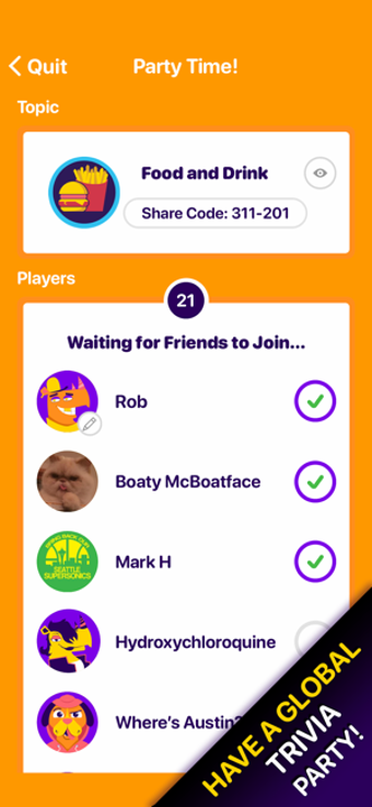 Image 0 for Sporcle Party
