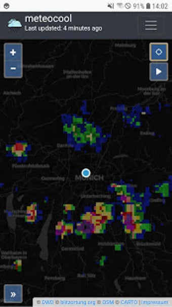 Image 0 for Meteocool - Rain radar