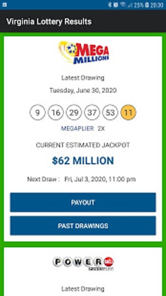 Image 1 for Virginia Lottery Results