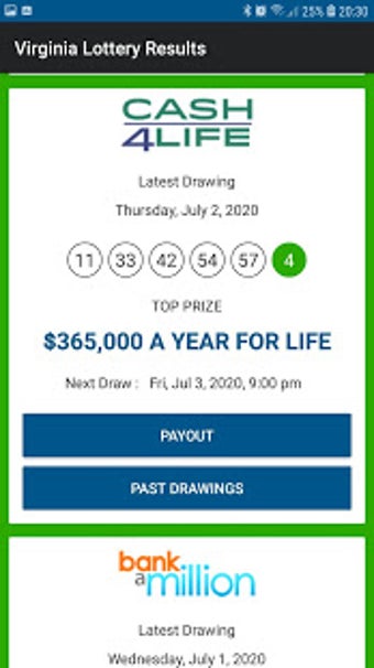 Image 0 for Virginia Lottery Results