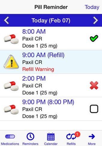 Image 0 for Pill Reminder - All in On…