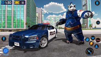 Image 0 for Police Panda Robot Shooti…