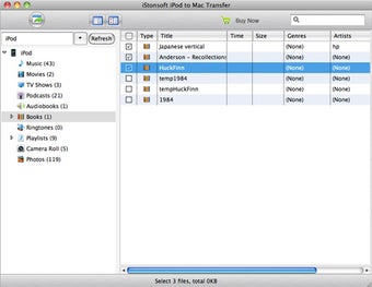 Image 0 for iStonsoft iPod to Mac Tra…