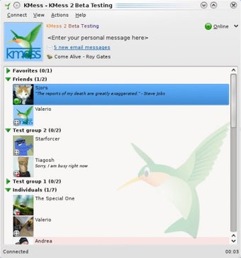 Image 1 for KMess for Fedora (64-bit)