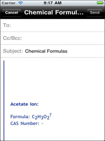 Image 2 for Chemical Formulas