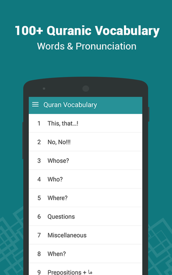 Imagen 3 para Quran Vocabulary Memoriza…