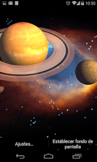 Imagen 1 para 3D Galaxy Live Wallpaper
