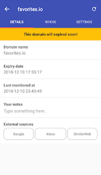 Image 2 for Domain Monitor - Expiry C…