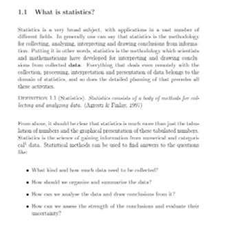 Image 0 for Statistical Analysis