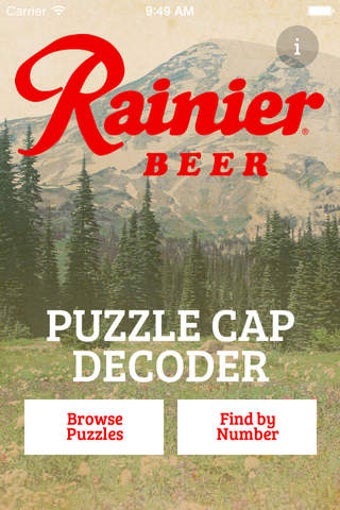 Image 0 for Rainier Puzzle Cap Decode…