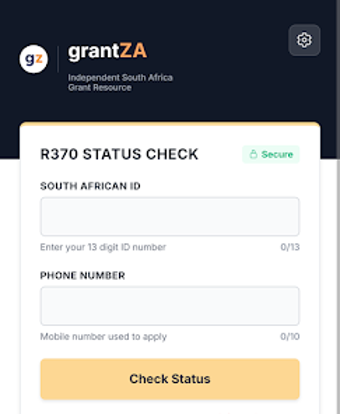 Image 0 for grantZA : R370 Status Che…