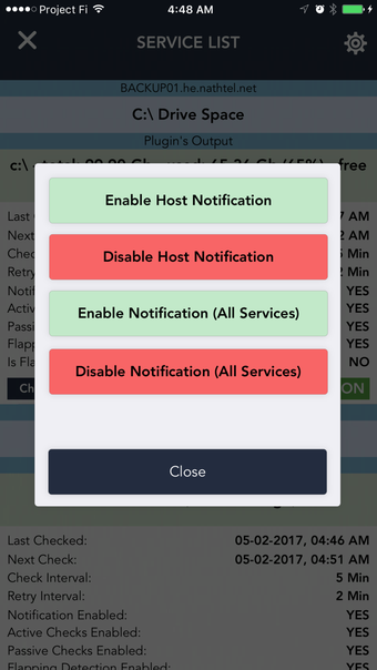 Image 0 for Server Alarms - Nagios Cl…