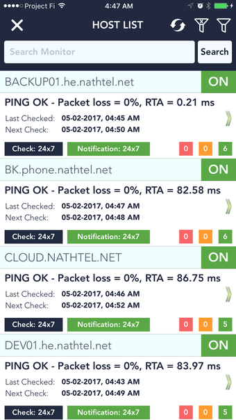 Image 1 for Server Alarms - Nagios Cl…