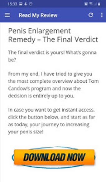 Image 0 for Penis Enlargement Remedy …