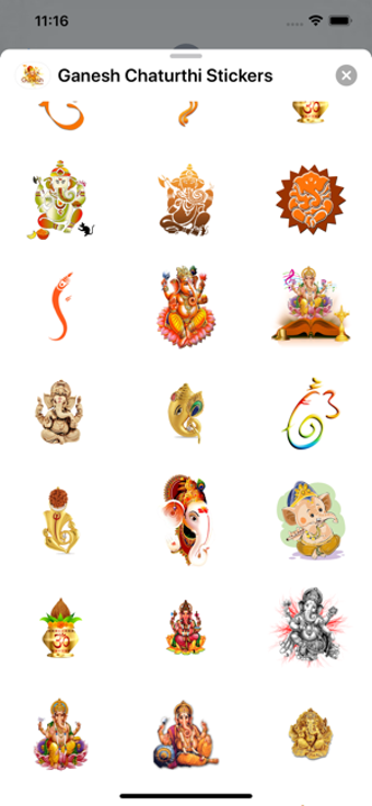 Image 2 for Ganesh Chaturthi Stickers