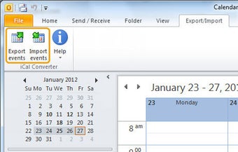 Image 3 for iCal Converter for Outloo…