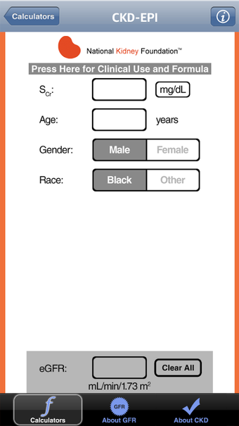 Image 1 for eGFR Calculators
