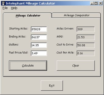 Imagen 0 para Intelephant Mileage Calcu…