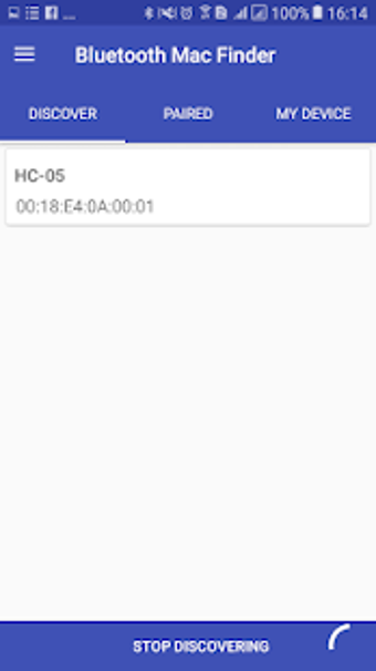 Imagen 0 para Bluetooth Mac Address Fin…