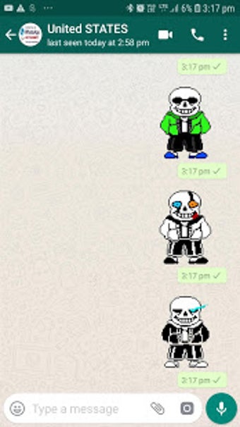 Imagen 0 para Undertale Stickers For Wh…