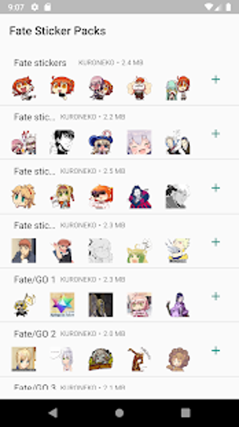 Imagen 2 para Fate Stickers for WhatsAp…