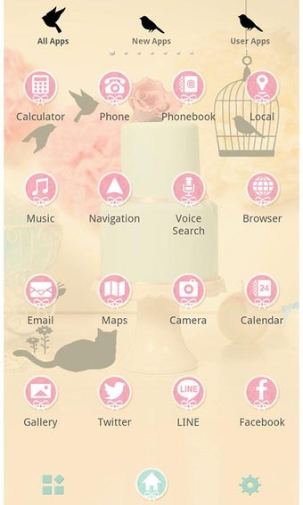 Imagen 0 para Cute Theme-Blue-Green Cak…