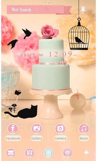 Imagen 3 para Cute Theme-Blue-Green Cak…