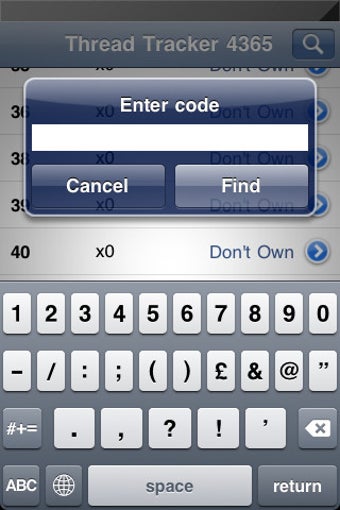 Image 0 for Thread Tracker 4635