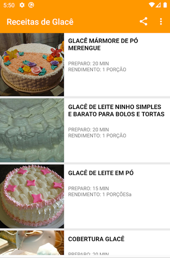 Imagen 0 para Receitas de Glacê