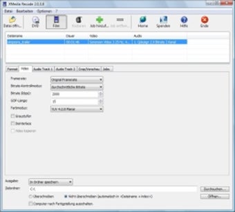 Imagen 1 para XMedia Recode Portable