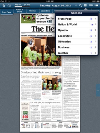 Image 1 for THE HERALD for iPad