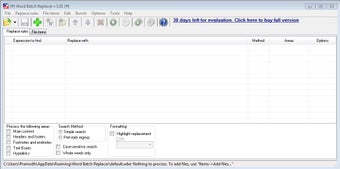 Image 0 for Word Batch Replacer