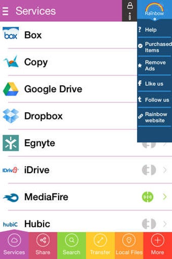 Imagen 0 para Rainbow - Sync files and …