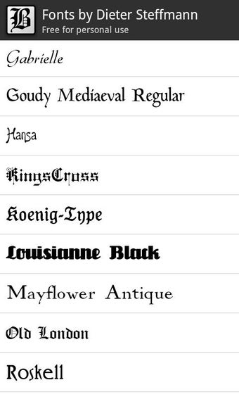 Imagen 1 para PicSay Pro Font Pack - B