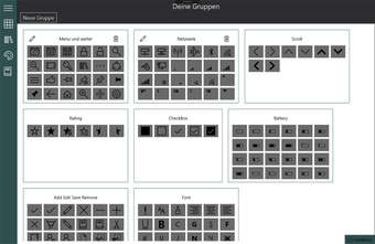 Imagen 1 para UWP Segoe MDL2 Assets for…