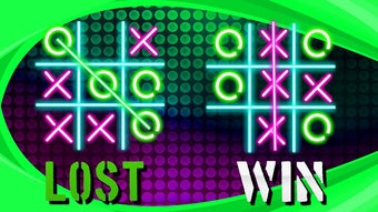 Image 0 for Glow Tic Tac Toe Game