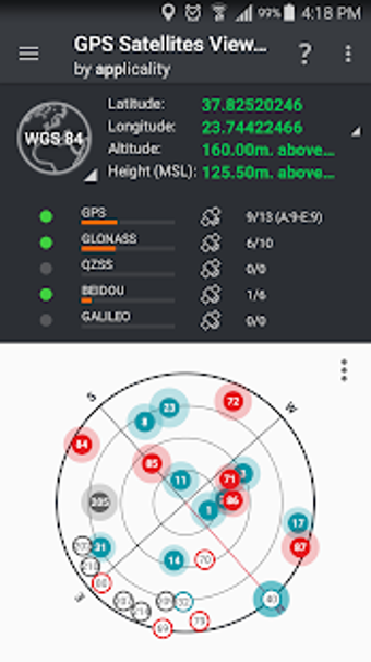 Image 1 for GPS Satellites Viewer