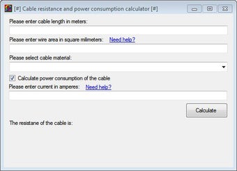 Image 2 for Cable resistance and powe…