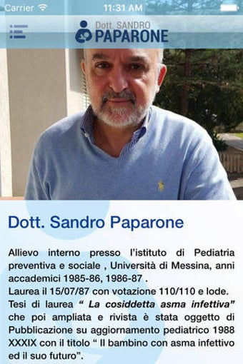 Image 0 for Sandro Paparone Pediatra