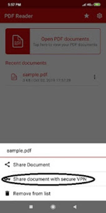 Image 1 for PDF Reader with Free VPN