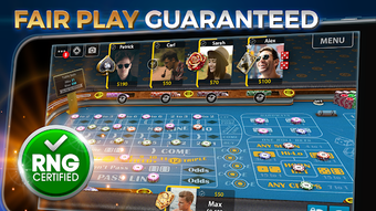 Imagen 2 para Vegas Craps by Pokerist