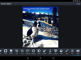 Image 1 for TweetCaster Aviary Plugin