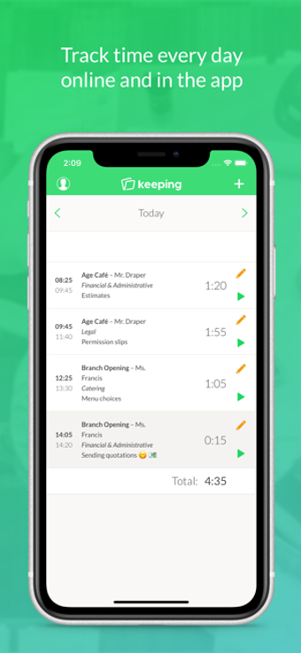 Image 0 for Keeping  Easy Time Tracke…