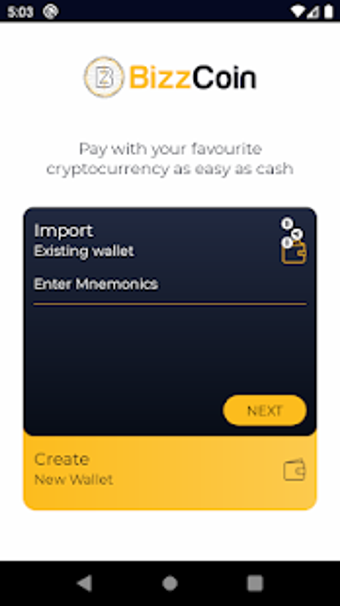 Imagen 2 para BizzCoin Wallet