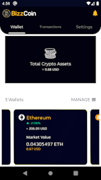 Imagen 1 para BizzCoin Wallet